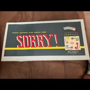 Vintage 1954-58 Sorry Board Game